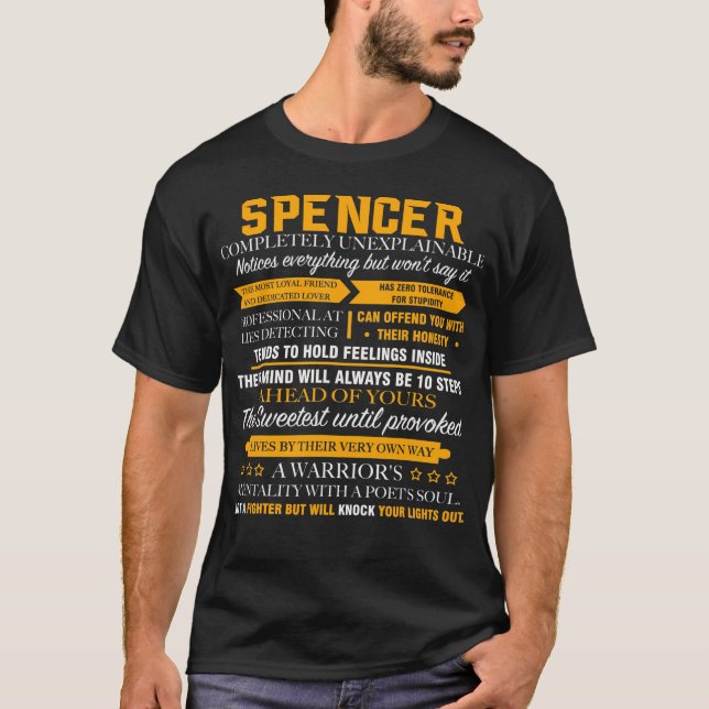 SPENCER ist völlig unerklärlich T-Shirt (Vorderseite)