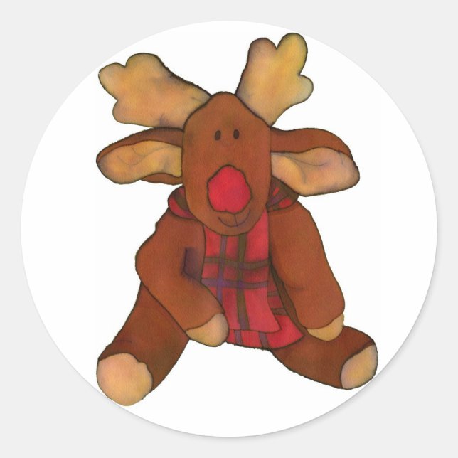 Spencer Reindeer Sticker (Vorderseite)