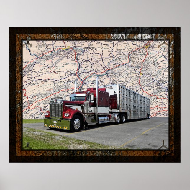 Spencer's #70 W900A map Poster (Vorne)