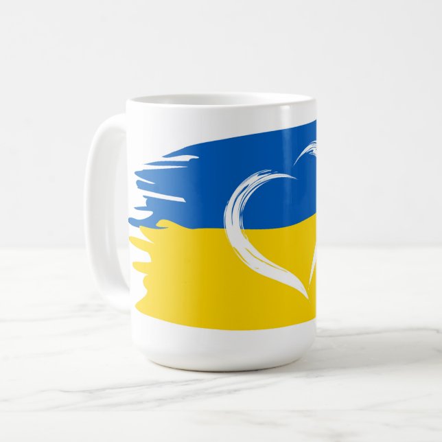 Spende an die Ukraine  Kaffeetasse (Vorderseite Links)