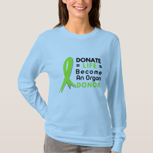 Spende Leben Organspende rettet Leben, Transplanta T-Shirt