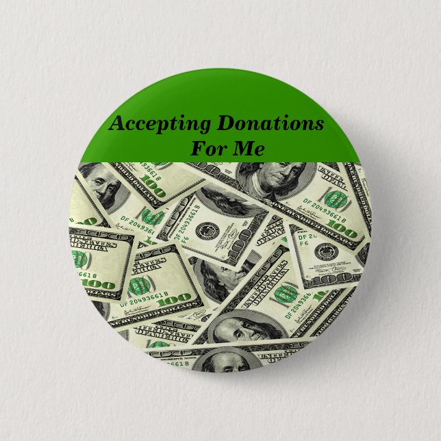 Spenden an mich_ Button (Vorderseite)