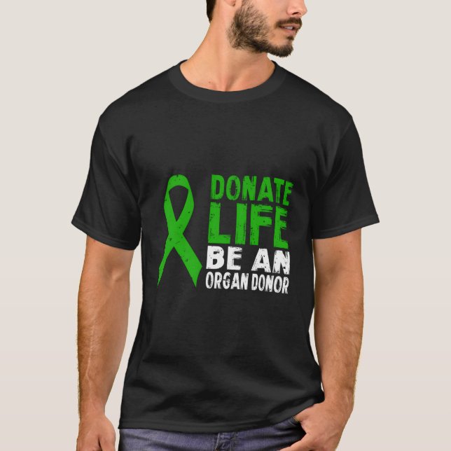 Spenden Leben als Organspender T-Shirt (Vorderseite)