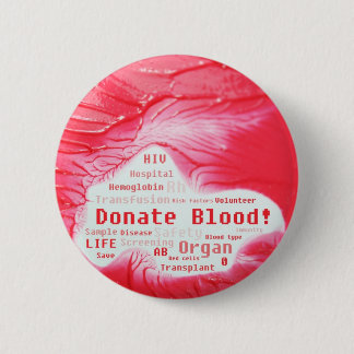 Spenden Sie Blutkonzeptentwurf Button