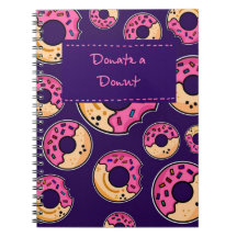 Spenden Sie ein Donut - Funny & Ästhetisches Noteb