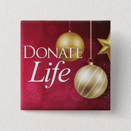 Spenden von Leben, Organspende, Lapel-Button, Button