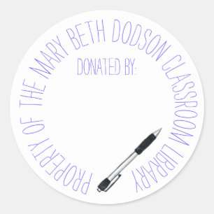 Spenden von runder aufkleber