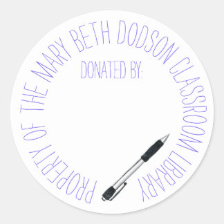 Spenden von runder aufkleber