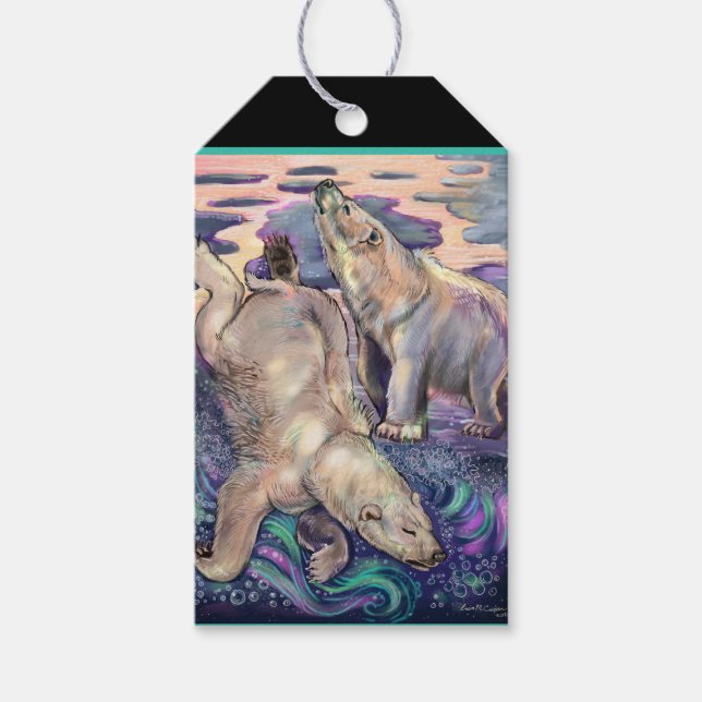 Spendentags für Polar Bear Magic Geschenkanhänger (Vorderseite)