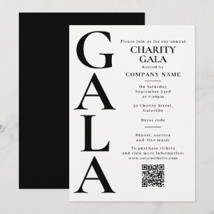 Spendenvorlage für Charity-Gala Fundraising-Event Einladung
