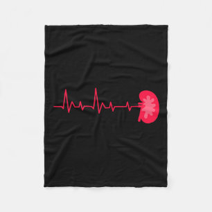 Spender - Ekg Herzschlag Nierenerkrankung Bewussts Fleecedecke