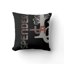 SPENDER Kissen Abstrakt RäumeDekoration Schwarzes 