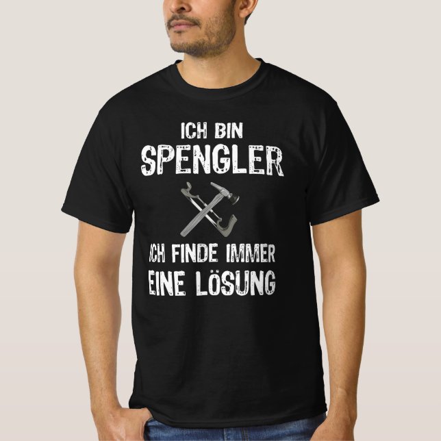 Spengler Karosseriespengler Karosseriebauer Beruf T-Shirt (Vorderseite)