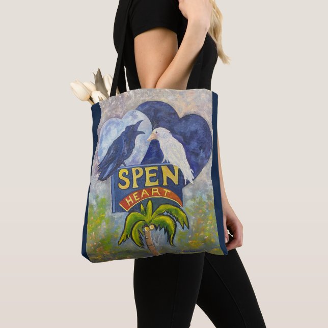 SpenHeart, Spenard, Anchorage Icon Tote Bag (Von Nahem)