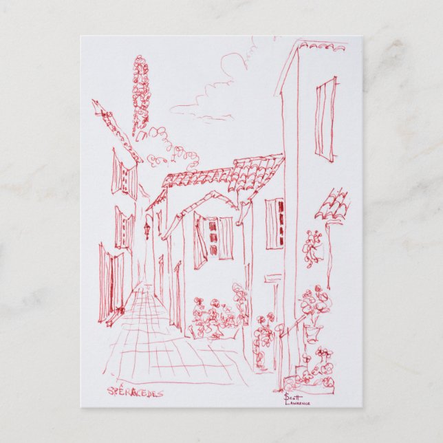 Speracedes bei Grasse | Südfrankreich Postkarte (Vorderseite)