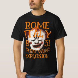Sperm Whale Explosion ROME ITALIEN 1931 T-Shirt