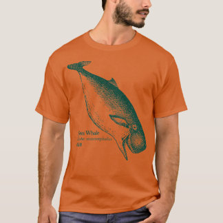 Sperm Whale Physeter macrocephalus Wissenschaftlic T-Shirt