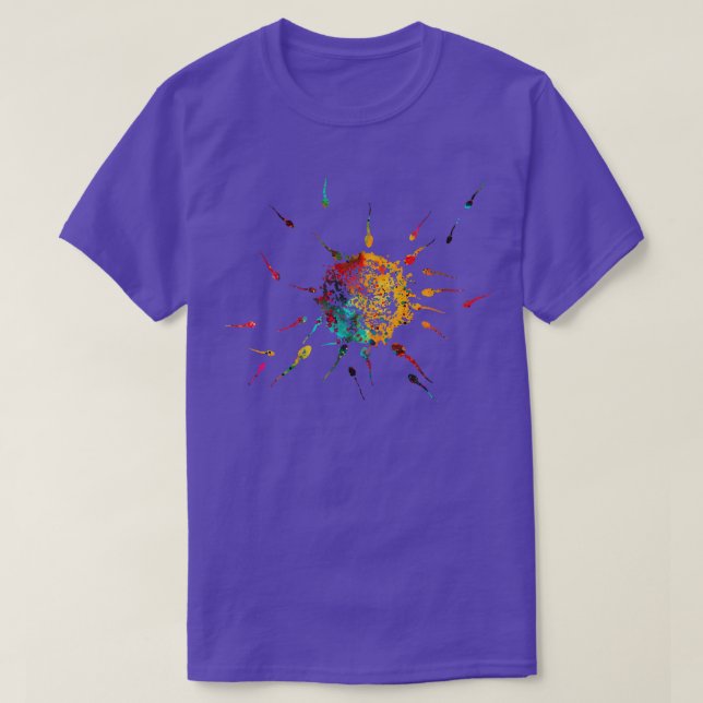 Spermien und Ei 3 T-Shirt (Design vorne)