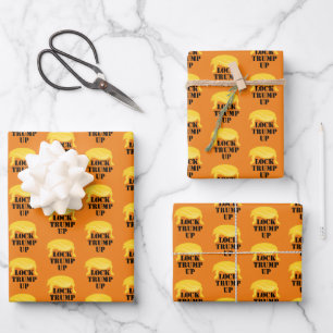 Sperre Trump ein Muster Geschenkpapier Set