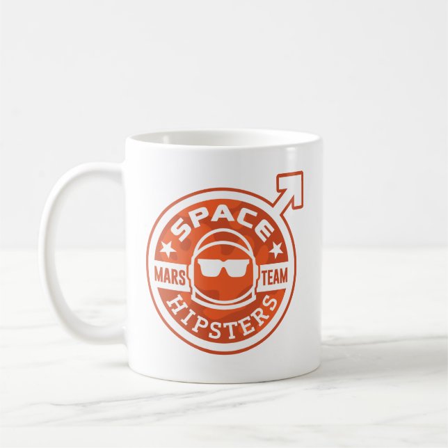 Sperren Sie Hipsters® MARS-TEAM 11 Kaffeetasse (Links)