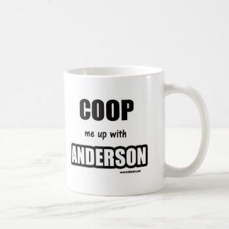 Sperren Sie mich oben mit Anderson ein Tasse