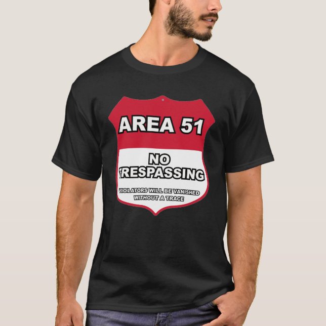 Sperrgebiet Area 51 T-Shirt (Vorderseite)