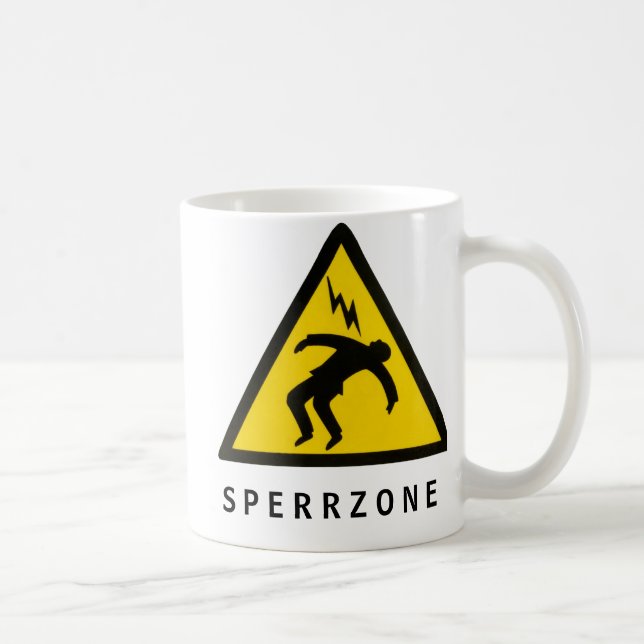 SPERRZONE KAFFEETASSE (Rechts)