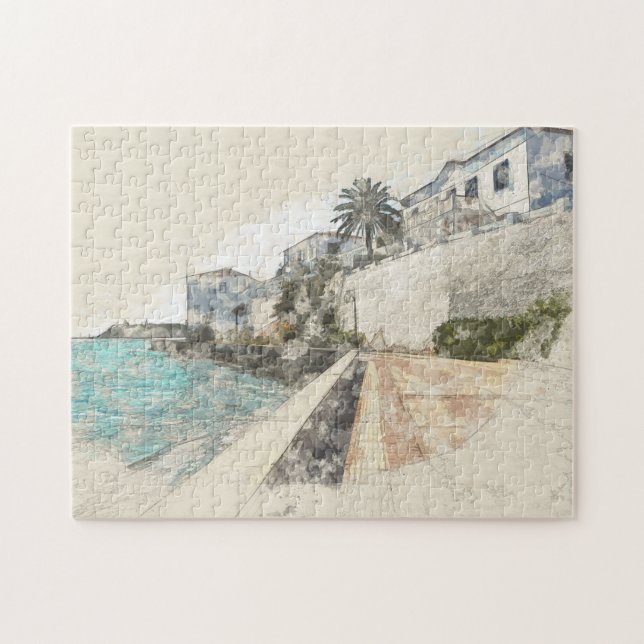 Spetses Island Greece Jigsaw Puzzle - Landschaftli (Horizontal)