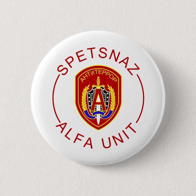Spetsnaz Alpha Button (Vorderseite)