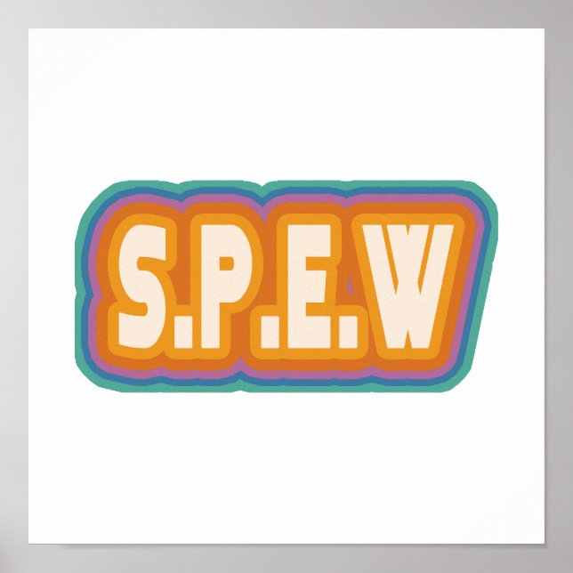 SPEW-Gesellschaft für die Werbeaktion des Elfische Poster (Vorne)