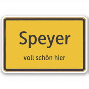 Speyer Aufkleber Sticker Autoaufkleber