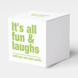 Spezial-Gefälligkeitsbox für FUN & LAUGHS Geschenkschachtel