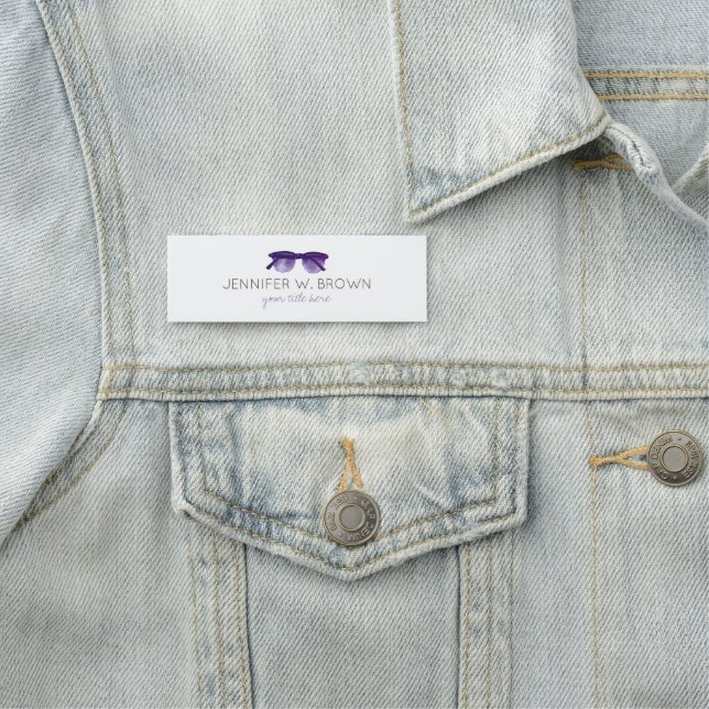 Spezialbrillen Augenoptik Namensschild (Beispiel)