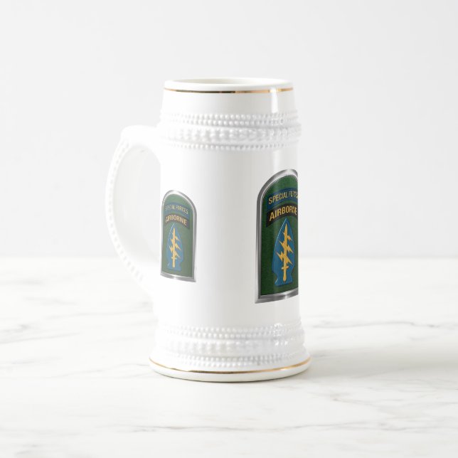 Spezialeinheiten Bierglas (Vorderseite Links)