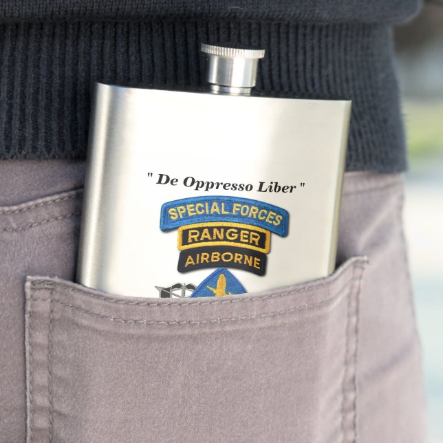 Spezialeinheiten Gruppe Grüne Berets SFG SF LRP Ve Flachmann (Beispiel)