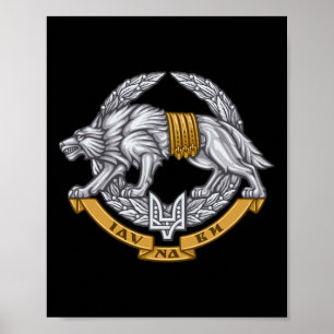 Spezialeinsatzkräfte Ukraine Militär Spetsna Poster