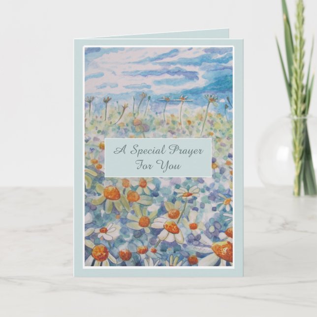 Spezialgebet für Krebspatientenkarte Karte (Vorderseite)