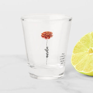 Spezialglas Blume Geburt Trommel Schnapsglas