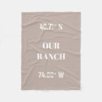 Spezialisieren Sie die Koordinaten unserer Ranch