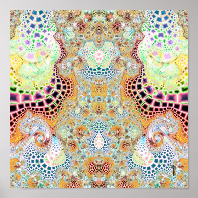 Spezialisierte Dreamtime-Variation 3 (12 von 12) Poster (Vorne)