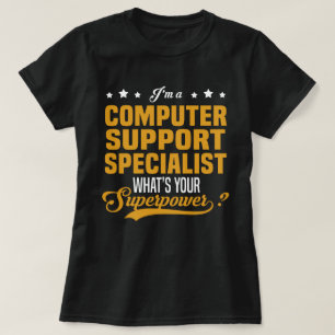 Spezialist für Computerunterstützung T-Shirt