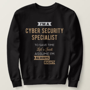 Spezialist für Cybersicherheit Sweatshirt