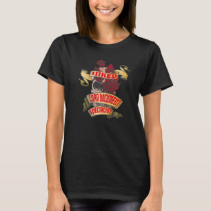 Spezialist für Darlehensdokumente für gekleideten T-Shirt