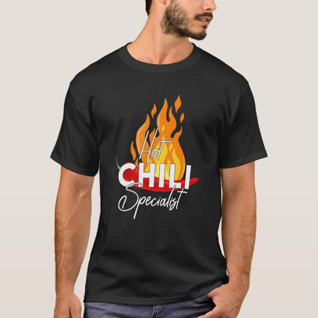Spezialist für Hot Chili T-Shirt (Vorderseite)