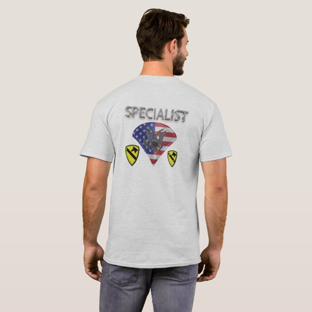 Spezialist für Kavallerie T-Shirt (Schwarz voll)
