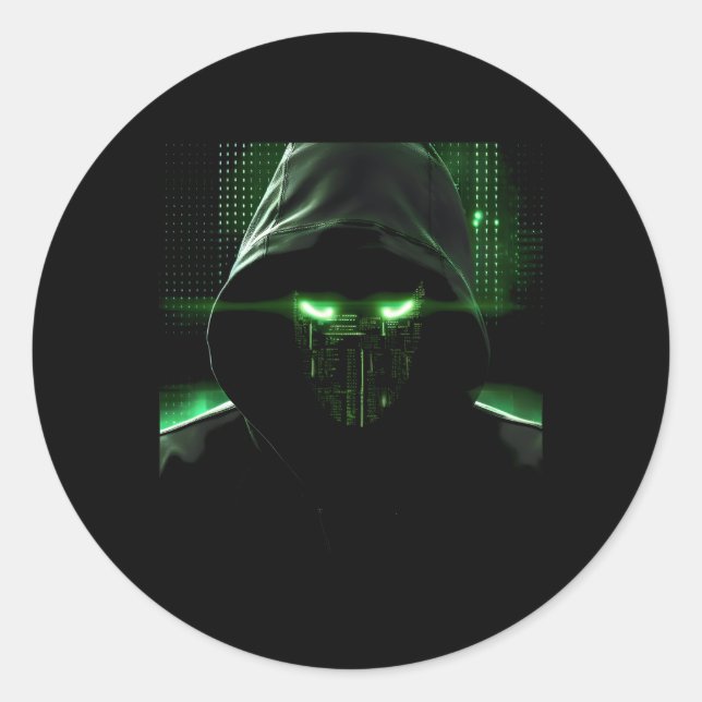 Spezialist für Netzsicherheit und Durchdringungste Runder Aufkleber (Vorderseite)