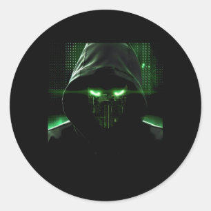 Spezialist für Netzsicherheit und Durchdringungste Runder Aufkleber