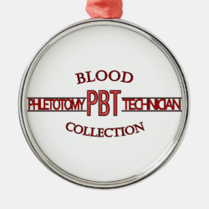 SPEZIALIST PBT PHLEBOTOMY TECH BLUTSAMMLUNG SILBERNES ORNAMENT