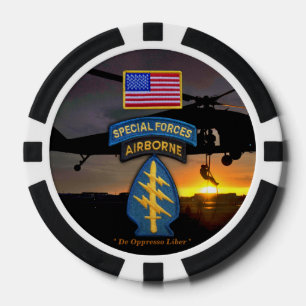 Spezialkräfte Grünbeeten sf sfg Veteranen Pokerchips