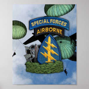 Spezialkräfte Grüne Berets sf sfg Poster